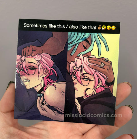 River St "like this" Sticker